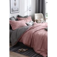Ezysleep Reversible Pink Printed Duvet Set | Size: Double