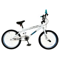 XN 13 20" Kids BMX Single Speed - White/Black/Blue