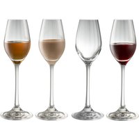 Galway Crystal 'Erne' Sherry/Taster Set of 4 in Clear