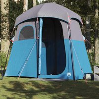 Berkfield Home Shower Tent 2-Person Blue Waterproof