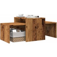 Berkfield Home Coffee Table Old Wood 100x48x40 cm Engineered Wood in Brown | Size: 100 x 48 x 40 cm