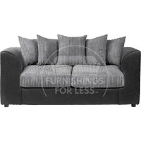 Luxor Jumbo Cord Fabric 3 Seater Sofa