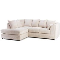 Luxor Jumbo Cord 4 Seater Corner sofa Left Hand Facing