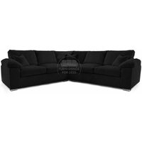 Delta Large 5 Seater Corner Sofa Jumbo Cord L Shape