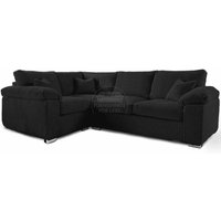 Delta Large 4 Seater Corner Sofa Left Hand Facing Jumbo Cord L Shape
