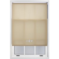 Cappuccino Daylight Roller Blind Triple Chrome Round Eyelets Trimmable Window Shade cm width x 165 cm drop