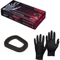 Pegdev Jerry Can Accessory Bundle Nitrile Gloves & Leakproof Rubber Seal Kit for Mechanics in Black