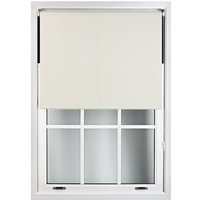 Furnished Cream Blackout Roller Blinds - Trimmable Window Shade for Home & Office | Size: 180 cm width x 210 cm drop