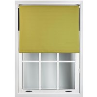 Furnished Green Blackout Roller Blinds - Trimmable Window Shade for Home & Office | Size: 120 cm width x 210 cm drop