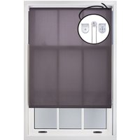 Dark Grey Daylight Roller Blinds Metal Fittings Trimmable Window Shade cm width x 210 cm drop