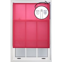 Fuchsia Pink Daylight Roller Blinds Metal Fittings Trimmable Window Shade cm width x 165 cm drop