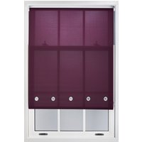Daylight Roller Blind Chrome Round Eyelets Trimmable Window Shade cm width x 165 cm drop
