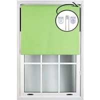 Lime Green Blackout Roller Blinds Metal Fittings Trimmable Window Shade cm width x 165 cm drop