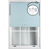 Duck Egg Blackout Roller Blind Triple Diamond Eyelets & Metal Fittings cm width x 210 cm drop