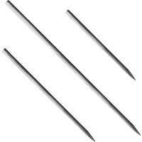 Pegdev Mild Steel Road Form Line Pins for Concrete Marking 1 x 450mm x 22mm in Metallics