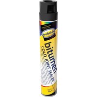Pegdev 4 x Tins of Bitumen Cold Joint Sealer 750ml Spray Adhesive Tack Coat Moisture Sealant in Yellow