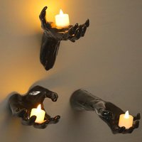 Himmel Creepy Reaching Hands 3 Pack Resin Wall Decor