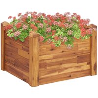 Garden Raised Bed 60x60x44 cm Solid Acacia Wood x 60 x 44 cm
