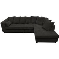 Casper Chenille Large 5 Seater L Shaped Corner Sofa Right Hand Facing