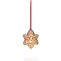 Noel Plaquette 2018 Crystal Star Annual Christmas Ornament Gold Pack
