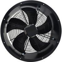 Living and Home Ventilation Range Hood Wall-Mounted Exhaust Axial Fan Kitchen Ventilator 22-inch in Black