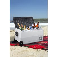 Living and Home 36L Portable Car Compressor Refrigerator for Camping Road Trip in White