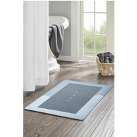 Living and Home 50Cm*80Cm Water and Oil Resistant Kitchen or Bathroom Mat in Blue | Size: 50 cm x 80 cm