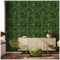 Living and Home 40x60cm Realistic Artificial Green Plant Wall Panel Lush Ivy Foliage Privacy Screen | Size: 40x60 cm