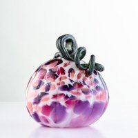 Sienna Glass Harvest Pumpkin Pink