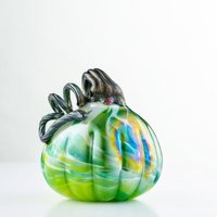 Sienna Glass Harvest Pumpkin Green
