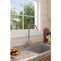 G1 2 Flexible Silicone Dual Handle Mixer Tap Kitchen Faucet