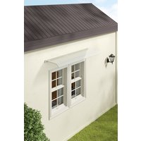 H&O Direct Clear Window Door Awning Canopy Rain Cover | Size: Large