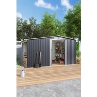 Metal Outdoor Tool Storage Shed Log Storage
