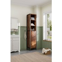 Single door 5 tier Tall Storage Cabinet