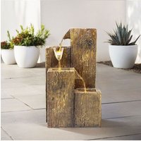 Freestanding Resin Water Fountain Rockery Deco