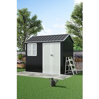 8.3 x 5.4ft Metal Apex Roof Outdoor Storage Tool Shed