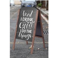 Double Sided Frame Chalkboard Sign