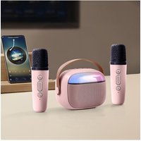 Retro Style Wireless Karaoke Machine RGB Lights