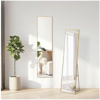 40x150cm Modern Slim Frame Floor Standing Full Length Mirror 40x150 cm