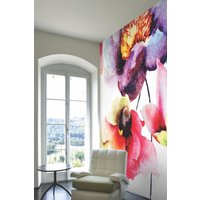 Watercolour Flora Wall Mural W300 cm x H240 cm