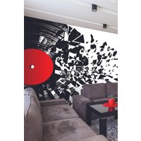 Smashed Vinyl Wall Mural W350 cm x H280 cm