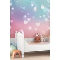 Sweet Hearts Wall Mural W300 cm x H240 cm