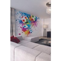 Football Splash Wall Mural W300 cm x H240 cm