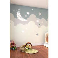 Nighttime Sky Wall Mural W350 cm x H280 cm