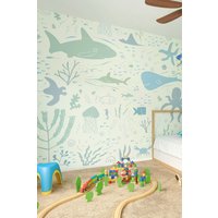 Origin Murals Underwater Adventures Wall Mural | Size: W300 cm x H240 cm
