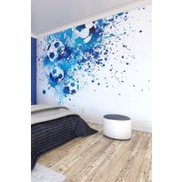 Football Splash Wall Mural W350 cm x H280 cm