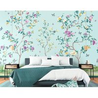 Flower Tree Wall Mural W300 cm x H240 cm