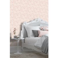 Hoopla Walls Paisley Matt Wallpaper in Pink
