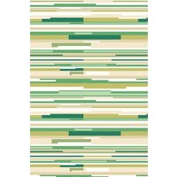 Hoopla Walls Horizontal Stripe Matt Wallpaper in Green