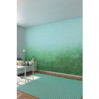 Origin Murals Ombre Gradient Wall Mural in Green | Size: W300 cm x H240 cm